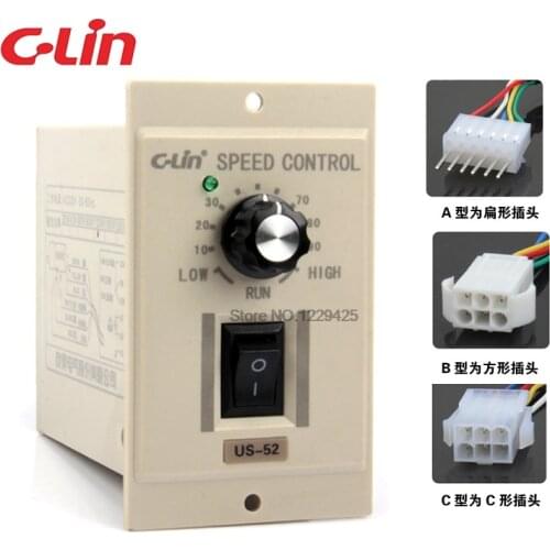 US-52 AC Motor Speed Controller 25W 40W 60W 90W 120W 180W 200W 250W