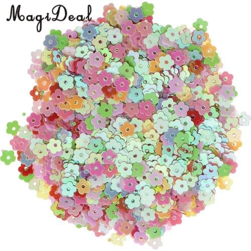MagiDeal Delicate Love Heart /Floral Shape Table Confetti for Baby Shower Christmas Wedding Scatter Throwing Decor DIY Crafts