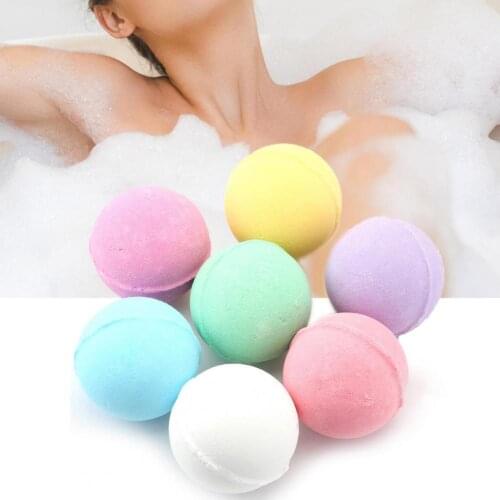 Natural Bubble Bath Ball Exfoliation Tender Skin Safe Ingredient Deep Sea Body Skin Whitening Aromatherapy Bath Salt Ball