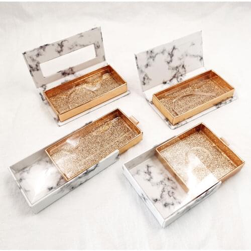New 10 Wholesale Fake Eyelashes Packaging Box 3d Fake Mink Eyelashes DIY Custom Logo Flash Packing Box