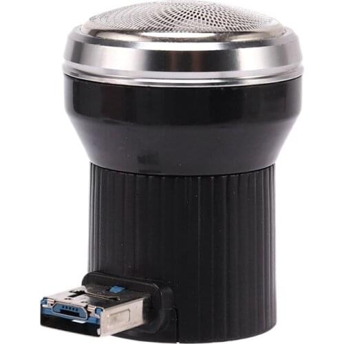 Creative Electric Shaver Mini Portable USB Power Plug Travel Beard Trimmer Razor