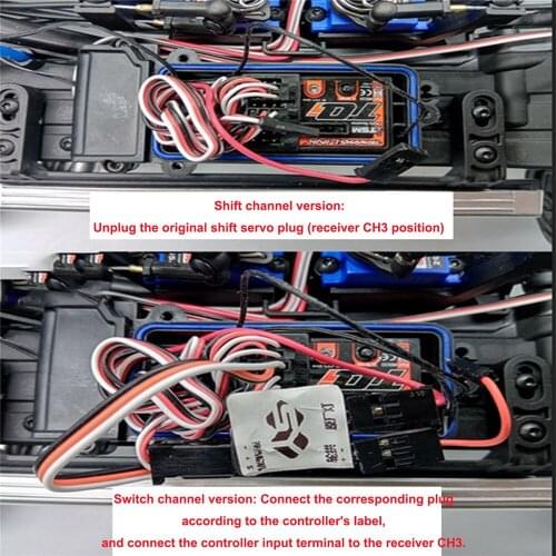 ​ Switch Controller Lighting Control Dual Remote Control for Traxxas TRX4 TRX6 RC Crawler Original Light