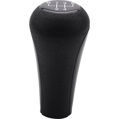 5 speed Manual Plastic Gear Shift Knob 12mm Stick Hole (Black) for BMW Series 1 to 7 X5 E30 E36 E46 E39 E34 Z3