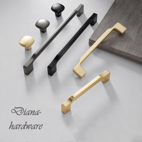 Modern Simple Gold Long Cabinet Knobs Kitchen Door Handles Drawer Cupboard Door Handle Cabinet Handles for Furniture Hardware