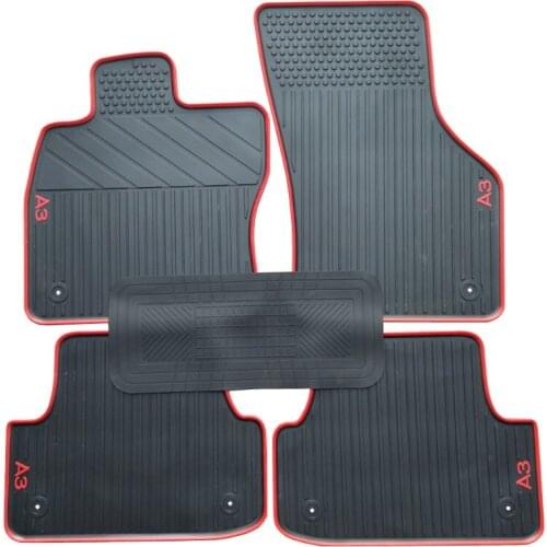 Special No Odor Carpets Waterproof Rubber Car Floor Mats for 2003-2019 Year Audi A3