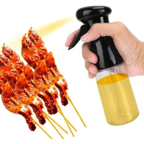Baking Vinegar Mist Sprayer Plastic Kitchen Tools 210ml For Home Cooking BBQ Grilling Oil Spray Bottle