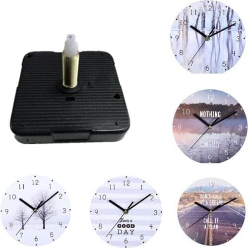 10sets DIY Mute Clock Mechanism Modern Hanging Quartz Watch Wall Clock Movement shaft 28mm Parts Repair Replacement Tools
