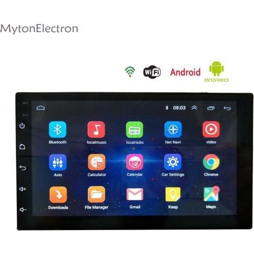2 Din Android Radio Bluetooth GPS Navigation WIFI Stereo Video 7 inch 1024*600 Tap PC Table Universal in Car Multimedia Player