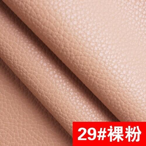 29# High Quality PU Leather fabric like leechee for DIY sewing sofa table shoes bags bed material (138*100cm)