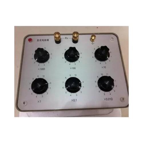 Fast arrival ZX67 PRECISION VARIABLE/ DECADE RESISTOR/RESISTANCE BOX 0.01-11111.11 ohms,6 sets of switches