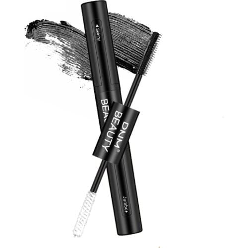 DNM Silk 4D Double Mascara Grafting Growth Waterproof Long Thick Warm Water Removable Not Blooming Long Lasting Makeup TSLM1