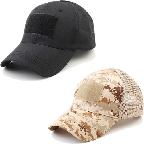 Outdoor Camouflage Adjustable Cap men Mesh Tactical Military Army Airsoft Fishing Hunting Hiking Hat