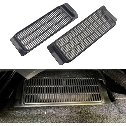 2Pcs/set Car Under Seat Air Conditioner Vent Outlet Cover For LTesla Model 3 Interior Car Accessories