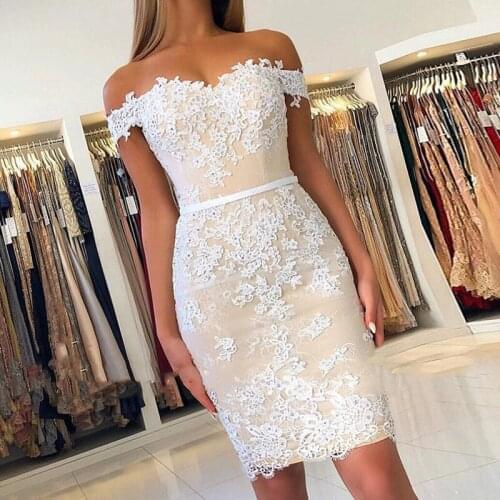 Lampades Womens Off Shoulder Dresses