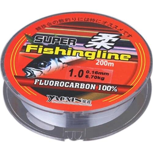 200 Meters Nylon Fishing Line Large Horse Super Pull Fishing Line High Strength Sea Bream Line Water Cut Is Good