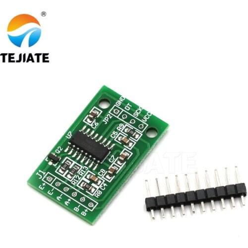1PCS HX711AD Serial-port Module Singlechip Unit 24-bit Precision Electronic Weighing + Pressure Sensor Modular Device