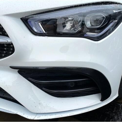 For Mercedes Benz CLA Class C118 X118 Front Bumper AMG Flag Stickers Trim Cover Accessories Car Styling