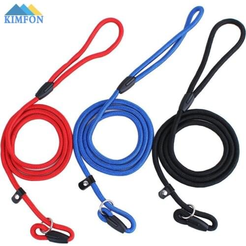 200Pcs/Lot Pet Dog Nylon Rope Training Leash Slip Lead Strap Adjustable Traction Collar