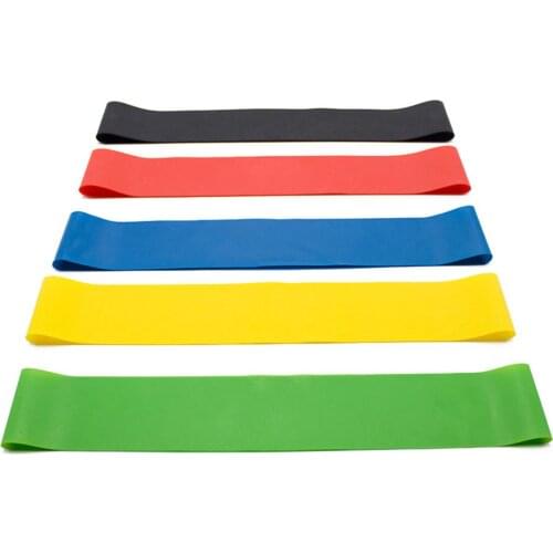 Brand New 5Pcs Resistance Exercise Bands Resistance Loops Fitness Equipment With Storage Bag Fit For Yoga Strength Training