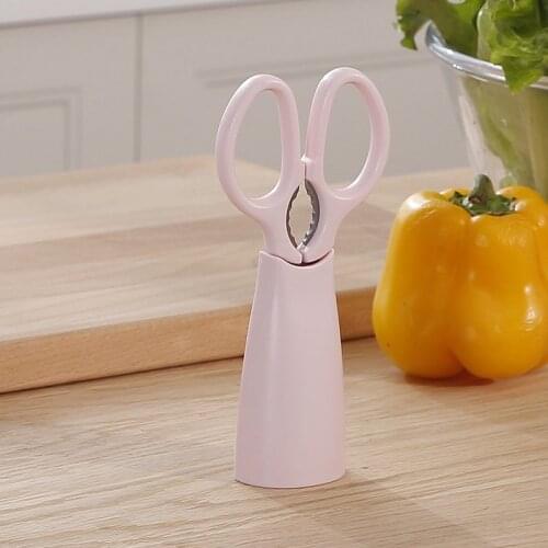Kitchen Scissors Japanese Household Stainless Steel Strong Chicken Bone Scissors Kitchen Multi-Purpose Scissors Multi-Functional