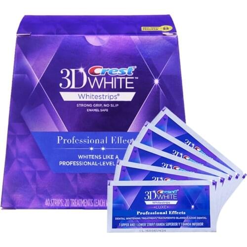 3D White Whitestrips Professional Effects Teeth Whitening Strip Last 12 Monthes Teeth Whitening Dental Whiter Vip Drop Shopping