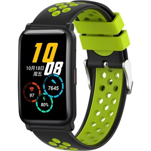 For Huawei Honor Watch ES Strap Sport Silicone Replacement Wristband For Honor GS Pro Bracelet 20mm 22mm Watch Band ремешок