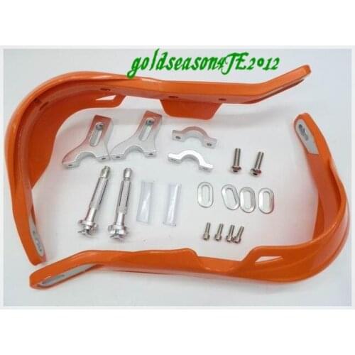 Brush Handguard Raptor Hand Guards Snowmobile MotorBike MX ATV 7/8"22MM Orange