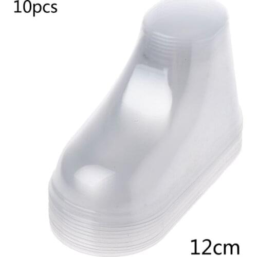 10Pcs Clear Plastic Baby Feet Display Baby Booties Shoes Socks Showcase