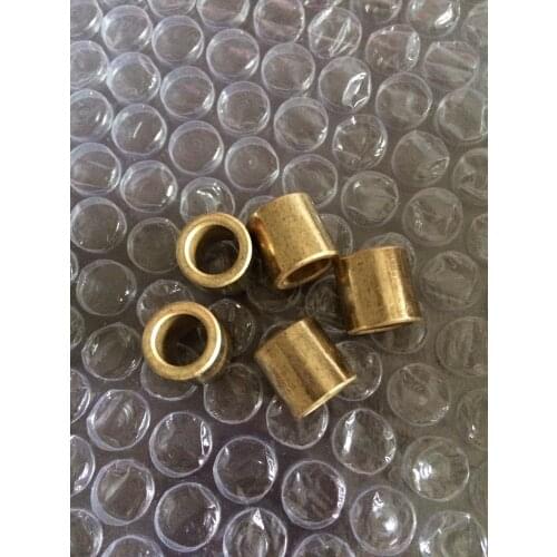 10 pieces 8*12*12mm FU-1 Powder Metallurgy oil bushing porous bearing Sintered copper sleeve 081212