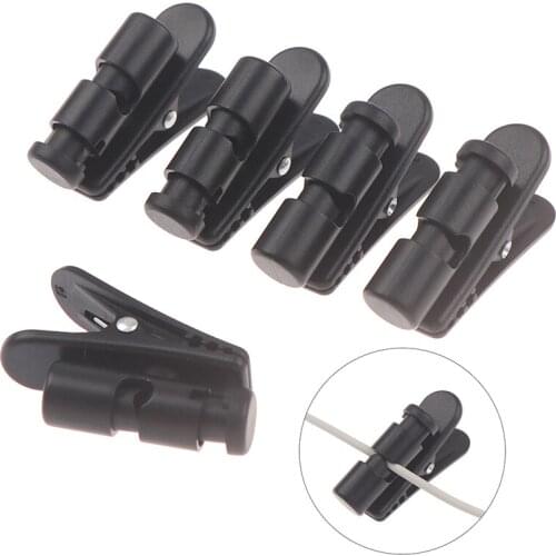 2pcs/5pcs Cable Cord Clamp Collar Headset Clamp Collar Clip Rotating Clamps Headphone Cable Clips Earphone Winder Accessories