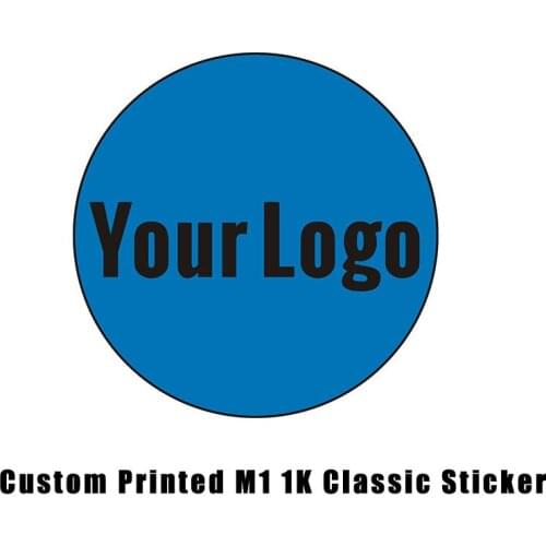 2000 Pieces Custom Printed M1 1K Classic S50 Sticker lable 13.56MHz 14443A protocol M1S50 Compatible lable