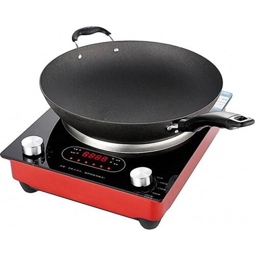 Concave Induction Cooker 3000W Household Large Power Cooktop Cooking Machine Knob Induction Cooker