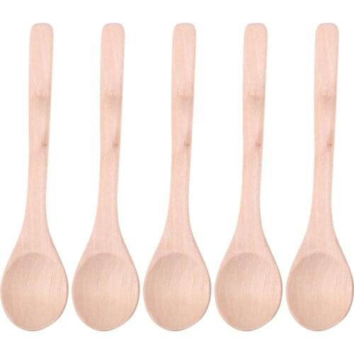 5PC Small Wooden Spoons Kit Arts and Crafts Creative Pack