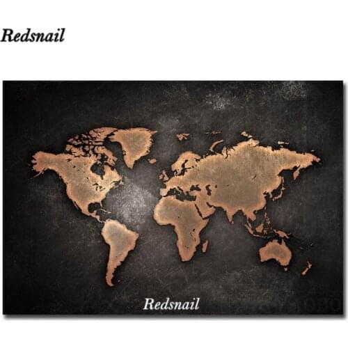 Diy 5d Diamond Embroidery Full display Diamond Painting world map Cross Stitch kit mosaic rhinestones paintings by numbers EE231