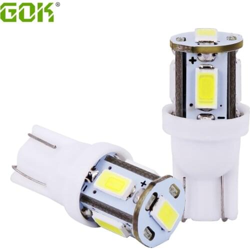 Freeshipping 20PCS/LOT T10 5SMD led 5630 5730 for all cars Car Led light, T10 5LED, Wedge BULB W5W t10 led light LAMP