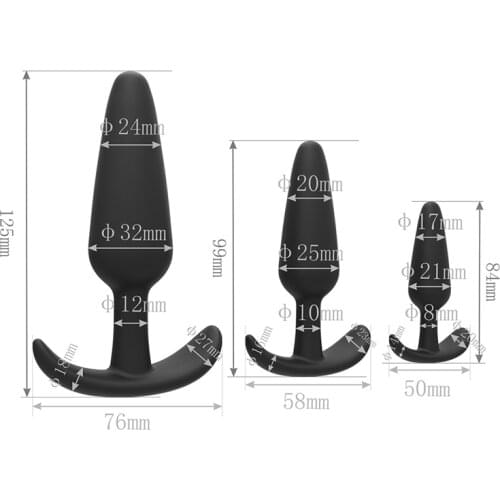 Safe Silicone Anal Plug Dildo Vibrator Sex toys for Men Women Prostate Massager Butt Plugs Intimate Goods Adults Gay Product