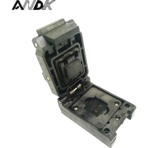 BGA87 Clamshell burn in socket pitch 0.8mm IC size 7*10mm BGA87(7*10)-0.8-CP01NT BGA87 VFBGA87 burn in programmer socket