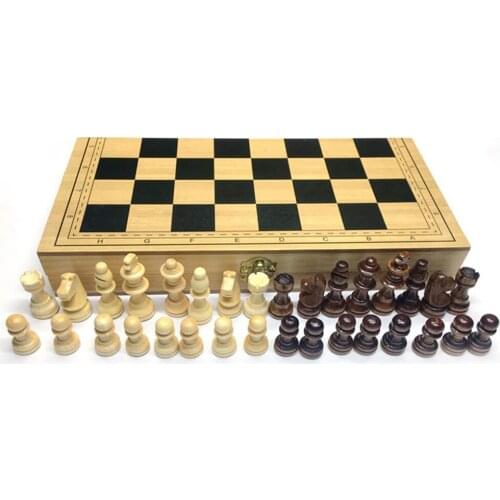 Wooden Chessboard Double Land Chessboard Three In One Chessboard Ancient Chinese Chess Travel Chess Suit Wooden Chessboard