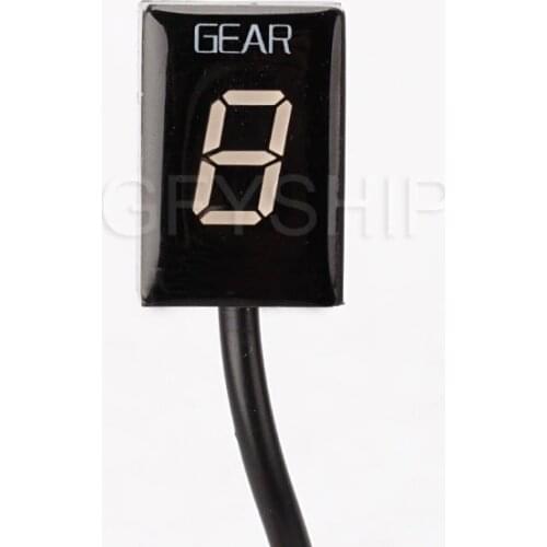 For Yamaha FZ16 FZ400 FZ6 FZ6R XJ6 XJR400 YS250 R1 R3 R6 MT07 Motorcycle LCD 6 Speed 1-6 Level Gear Indicator Digital Gear Meter