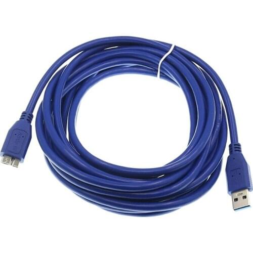 USB3.0 Type A to Micro B Data Sync Cable Fast Speed USB 3.0 Cord For External Hard Drive Disk HDD Samsung S5 Note 3 Connector