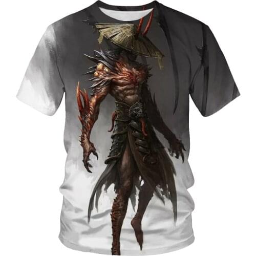 2021 summer fashion new war hero 3D printing mens trend short-sleeved casual T-shirt apparel
