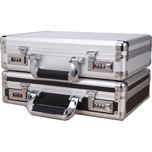 Multi-function Aluminum Alloy Tool Box Hardware Toolbox Impact Resistant Safety Case Profile Safety Storage Box 360*240*100mm