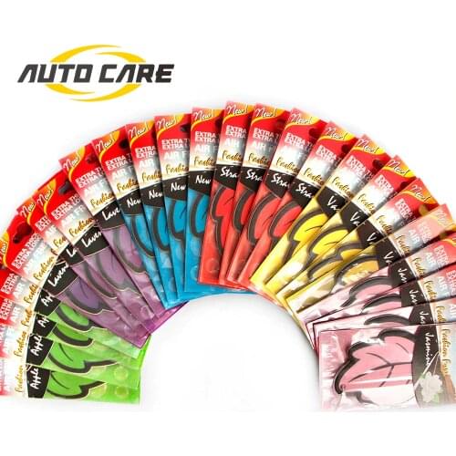 24pcs Auto Shine 6 perfume/fragrance mixed Hanging Paper Car Air Freshener for Car, Home & Boat