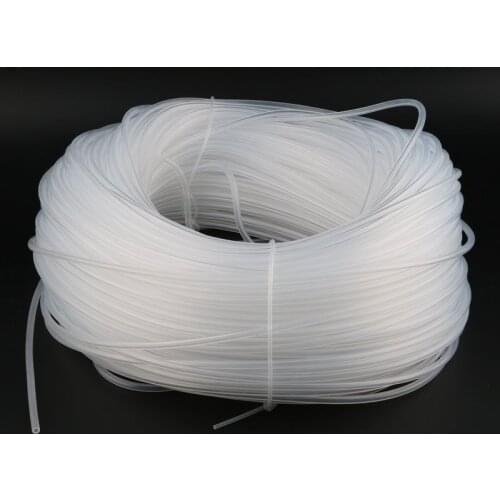5M Food Grade Transparent Silicone Tube Rubber Hose 1 2 3 4 5mm Out Diameter Flexible Milk Hose Beer Pipe Silica Gel