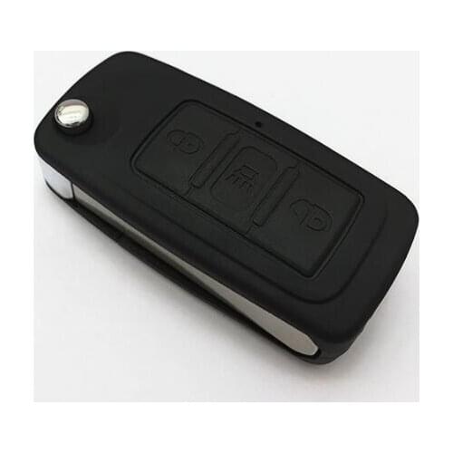 3 Buttons Replacement Flip Folding Remote Key Case Shell For Great Wall C50 H6 Keyless Entry Fob Key Cover