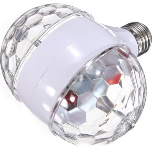 LED Lamp Stage Light Effect Bulb Colorful Crystal Magic Ball Sound Actived KTV DJ Disco Ball Party Laser Lights Projector Bar