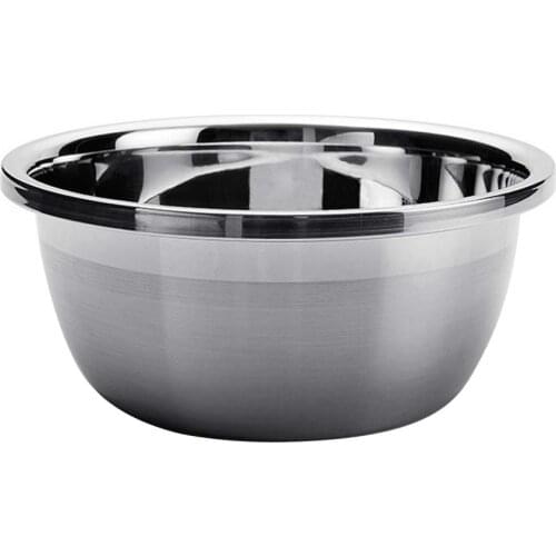 1pc Thickened Stainless Steel Bowl Rice Noodles Soup Bowl Vegetables Basin Kitchenwares Kitchen Storage Tools Supplies