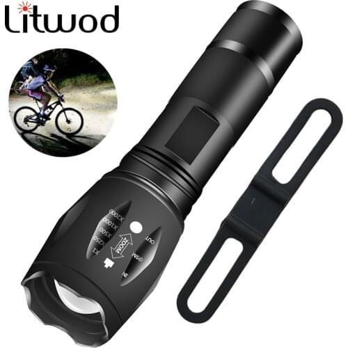 Bike light 8000LM XM-L2 U3 T6 Q5 Powerful Waterproof Tactical LED Flashlight Portable Torch light Lanternas 18650 / AAA battery