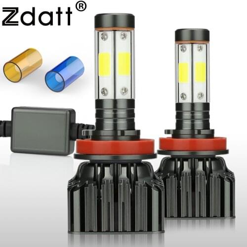 Zdatt H11 LED Headlight H1 HB3 HB4 H8 H4 H7 Led Canbus 20000LM 100W High Power Car Light Bulb 3000K 6000K 8000K 12V Auto Lamp
