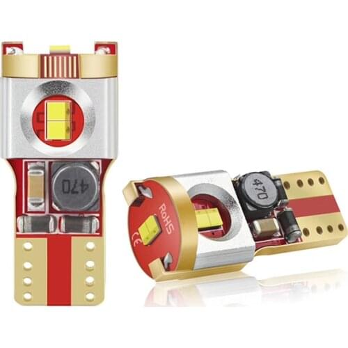 2pcs W5W 192 168 T10 Canbus Car LED bulb light ZES CSP LED Clearance reading license plate Light 2 pcs Super Bright 210 Lumen